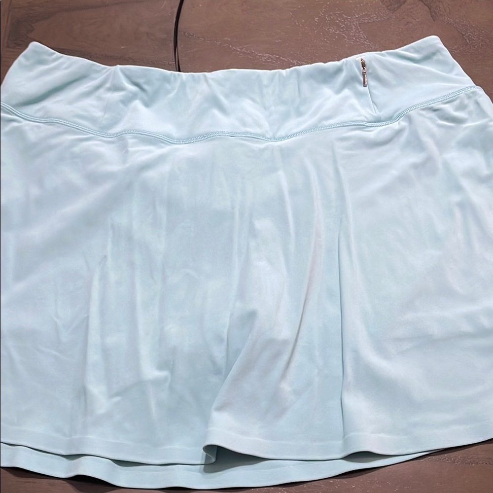 Light Blue/Teal Athletic Skort